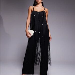 ASOS Luxe fringed jumpsuit - NWT